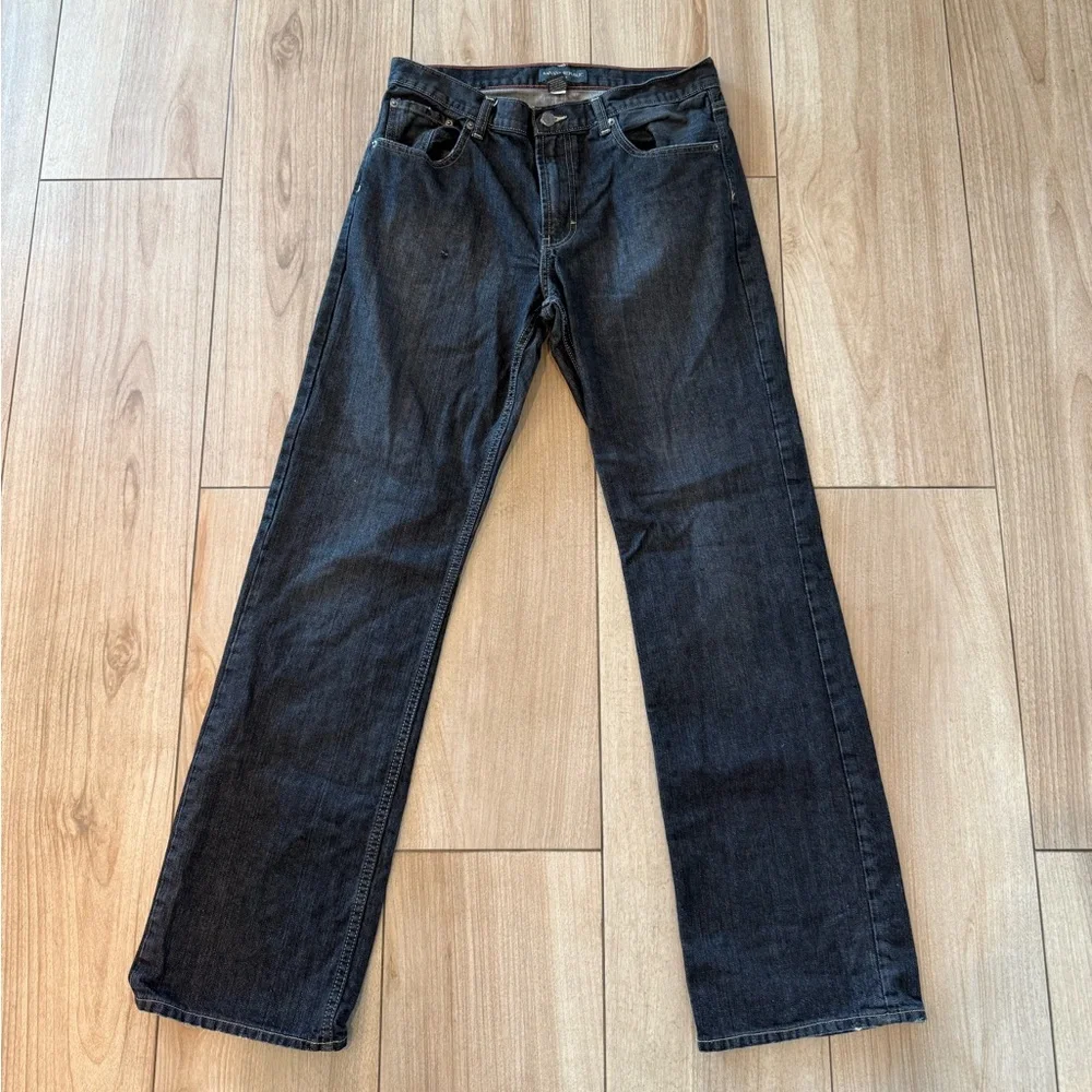 Banana Republic Dark Blue Men's Straight Jeans Rustic